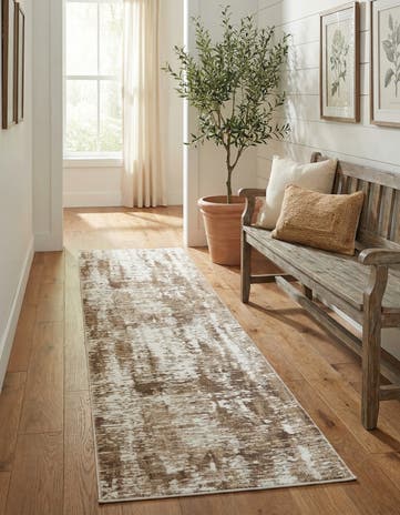 Ivory Laguna Runner Rug