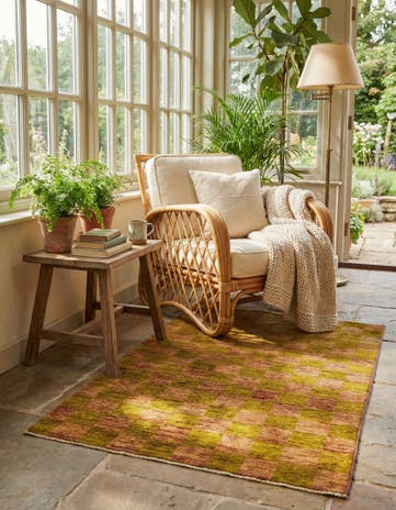 3' 2 x 4' 10 Hand Knotted Modern Ziegler Oriental Rug