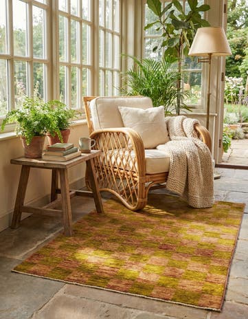 3' 2 x 4' 10 Hand Knotted Modern Ziegler Oriental Rug