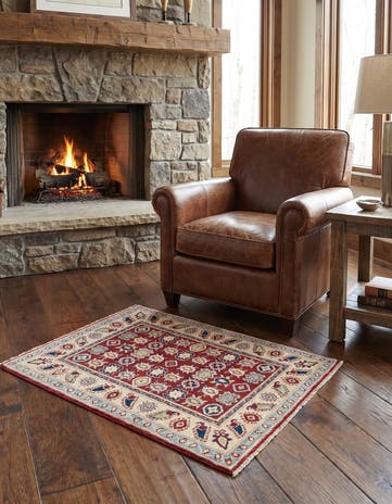 2' 10 x 3' 8 Hand Knotted Kazak Rug