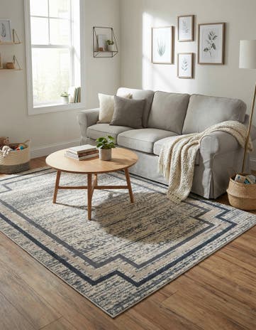 Gray Oasis Rug