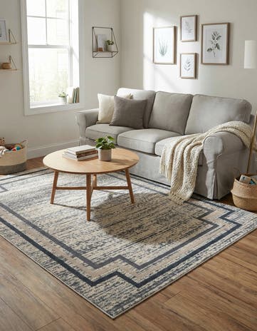 Gray Oasis Rug