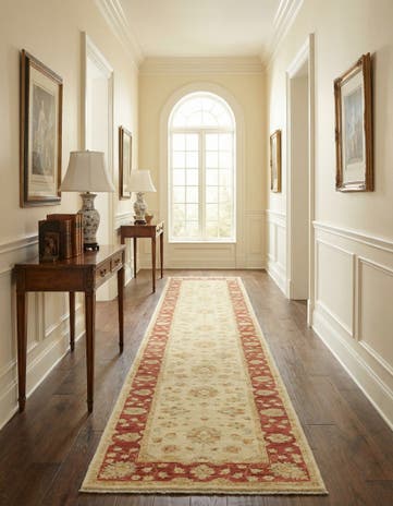 2' 7 x 16' 1 Hand Knotted Peshawar Ziegler Runner Rug