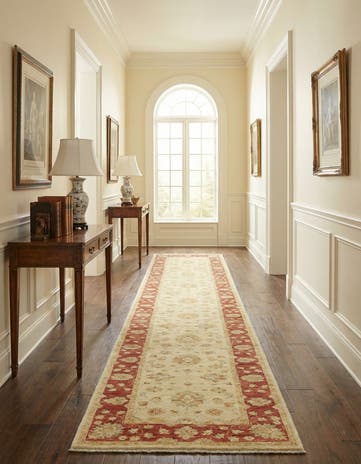 2' 7 x 16' 1 Hand Knotted Peshawar Ziegler Runner Rug