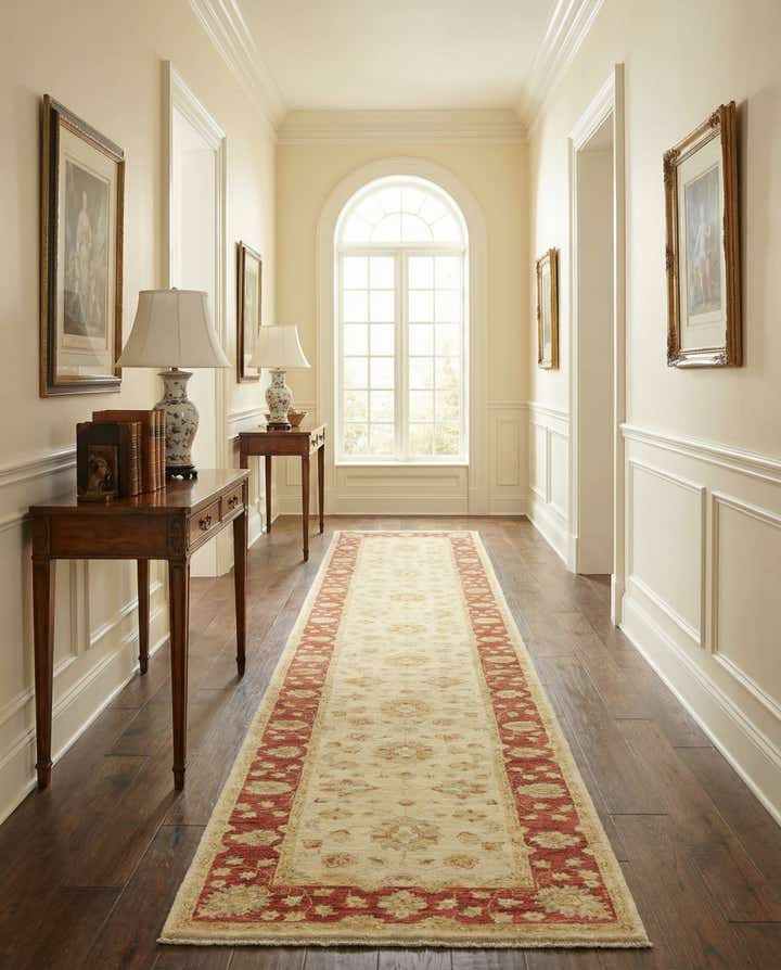 2' 7 x 16' 1 Hand Knotted Peshawar Ziegler Runner Rug
