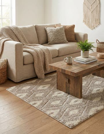 Smokey Taupe Sepia Rug