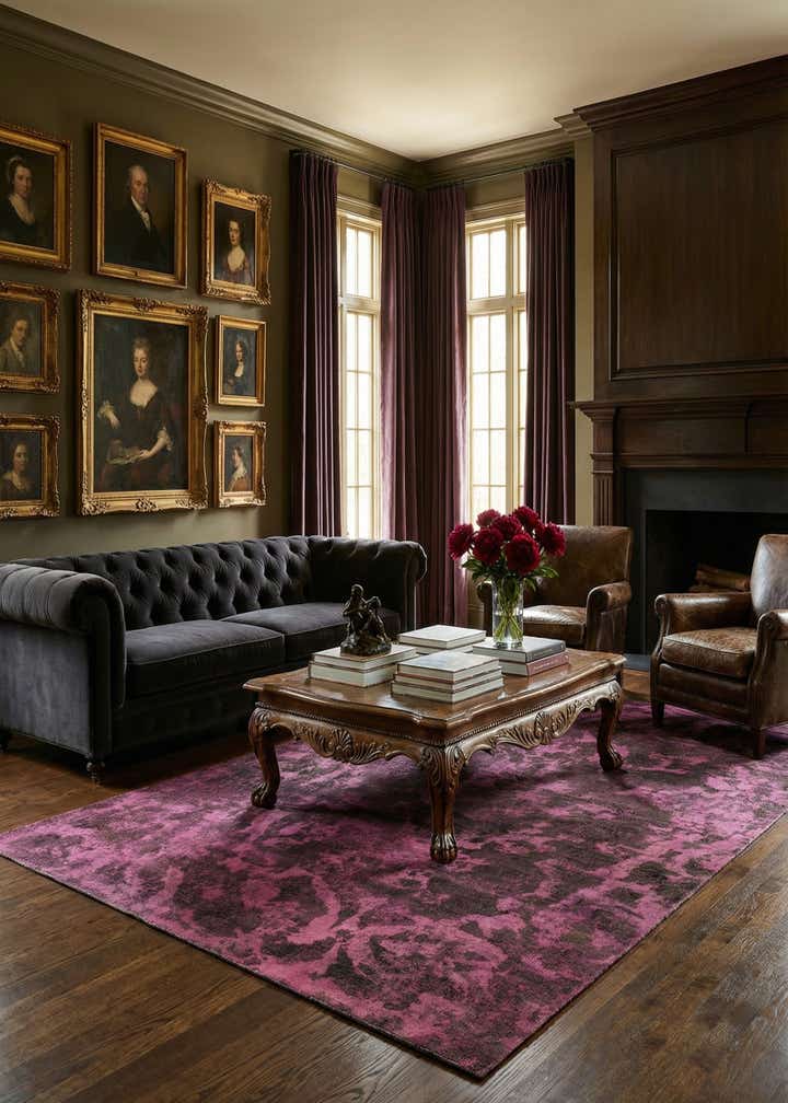 6' 2 x 9' 2 Vintage Royal Wool Rug