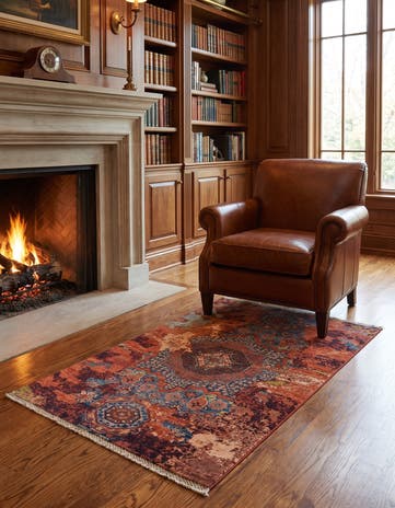 2' 10 x 4' Hand Knotted Mamluk Ziegler Rug