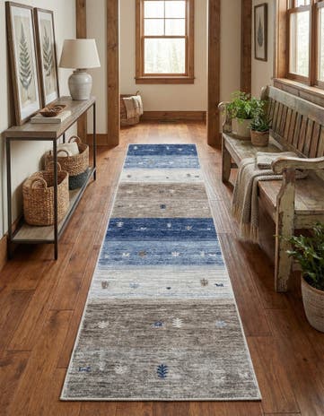 2' 7 x 12' Gabbeh Runner Rug