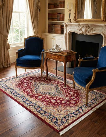 3' 3 x 4' 11 Ghom Silk Rug
