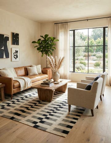 5' 8 x 7' 8 Hand Woven Kilim Modern Wool Rug