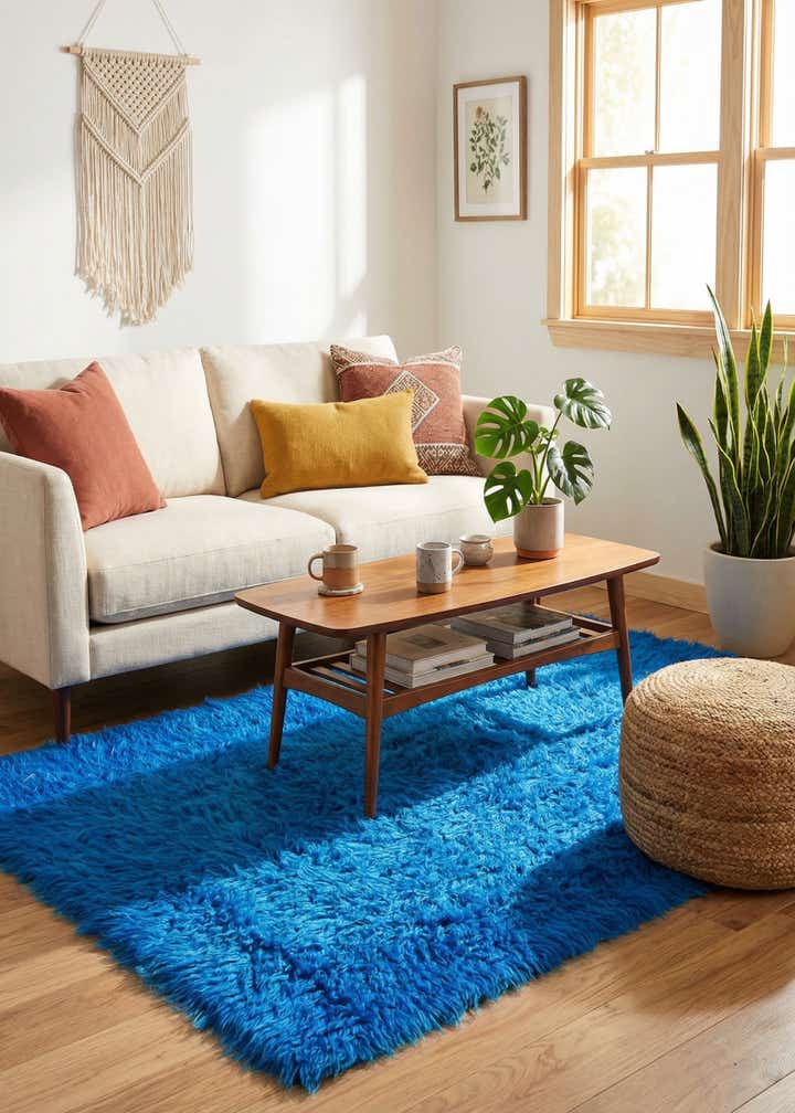 3' x 5' 1 Hand Knotted Moroccan Wool Rug