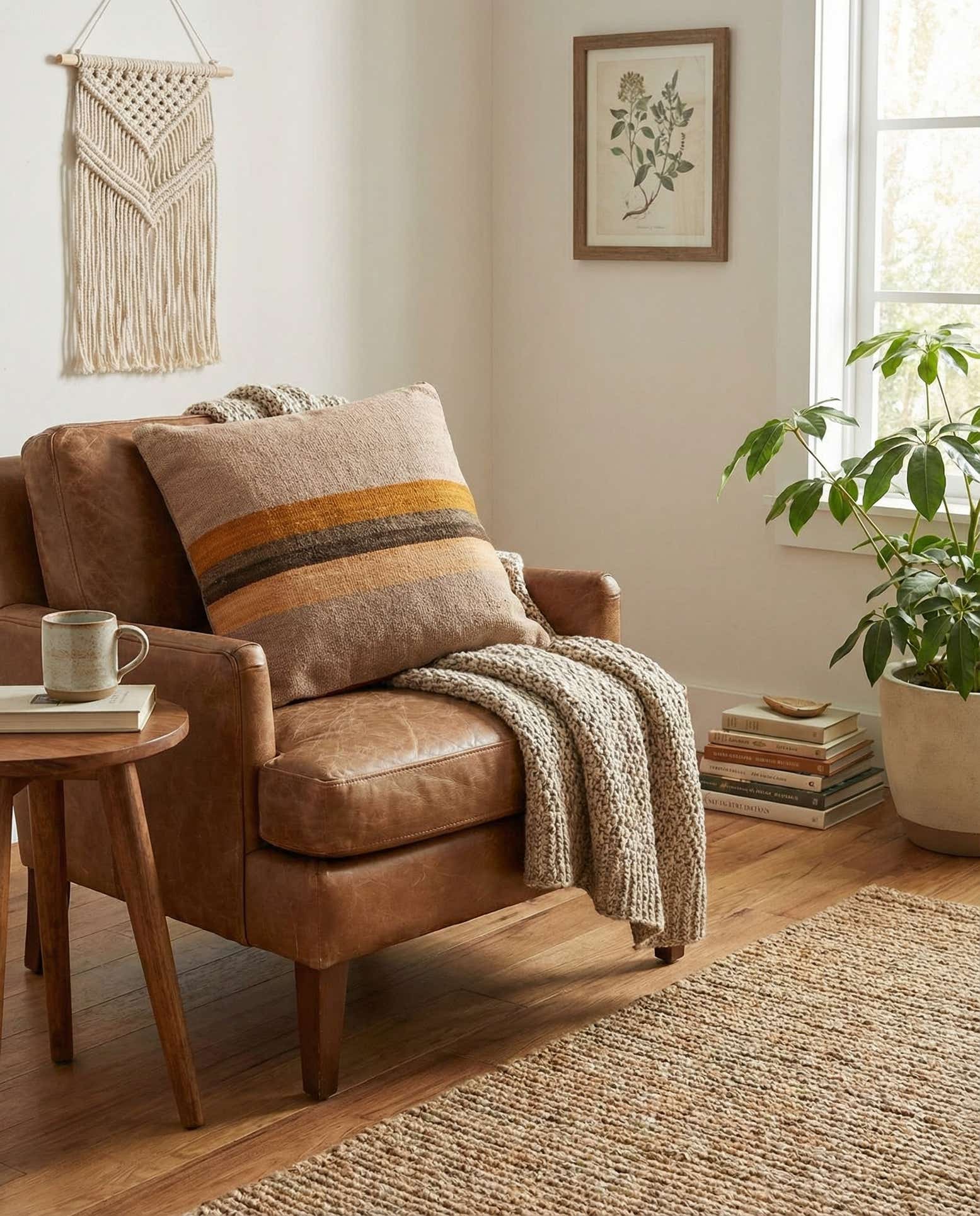 1' 7 x 1' 7 Hand Woven Pillow Wool Square Rug