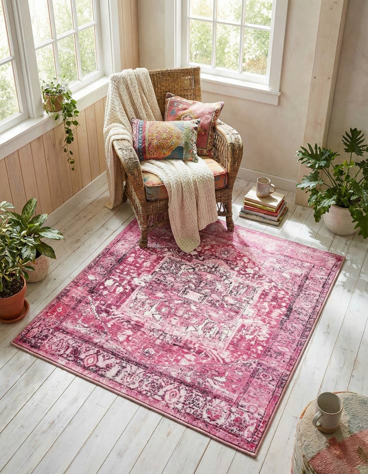 Detail image of  3' 3 x 3' 3 Medina Square Rug