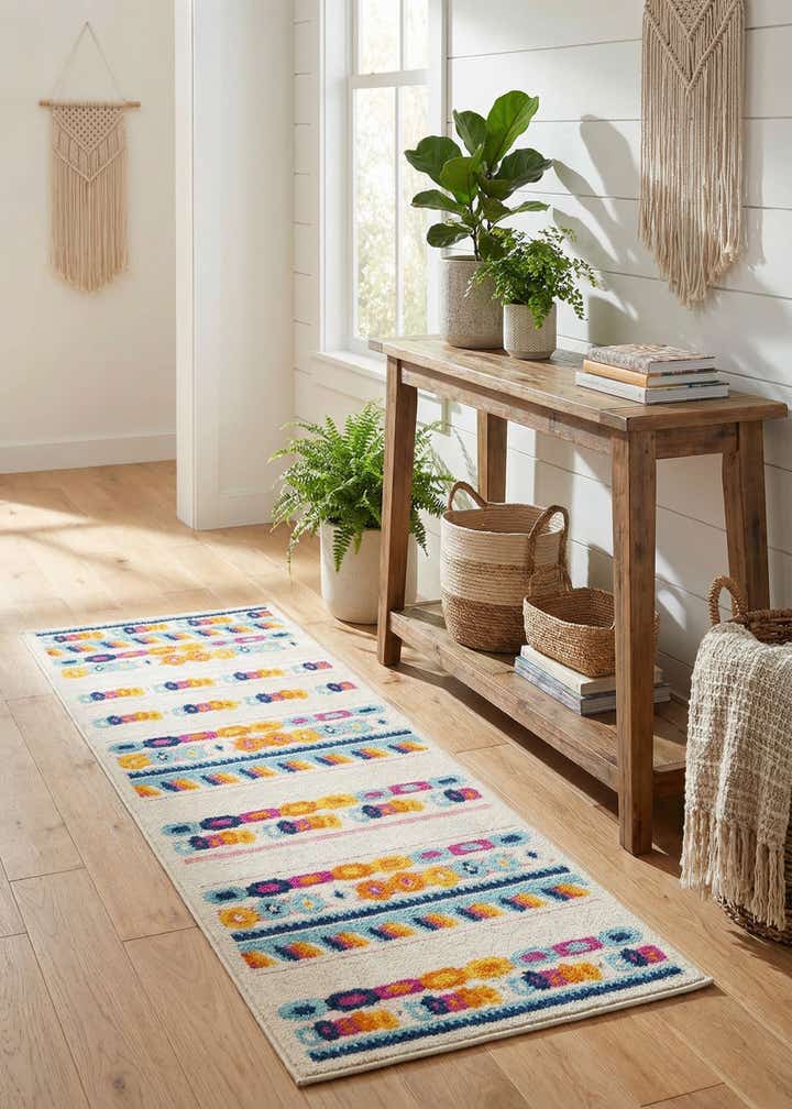 2' x 6' Easy-Clean Aruba Indoor / Outdoor Runner Rug