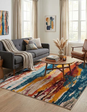 7' 10 x 10' Washable Haerfest Rug