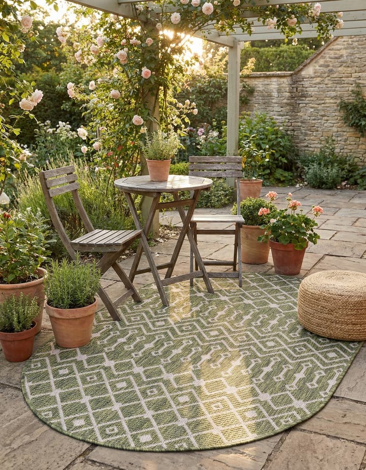 3' x 5' 3 Easy-Clean Lattice Indoor / Outdoo...