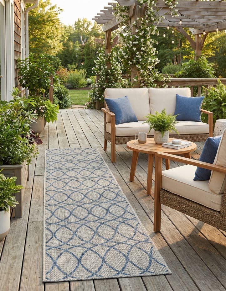 2' x 7' 10 Easy-Clean Lattice Indoor / Outdoo...