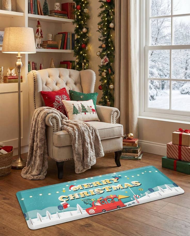 Detail image of 2' x 5' Merry Christmas Comfort Mat