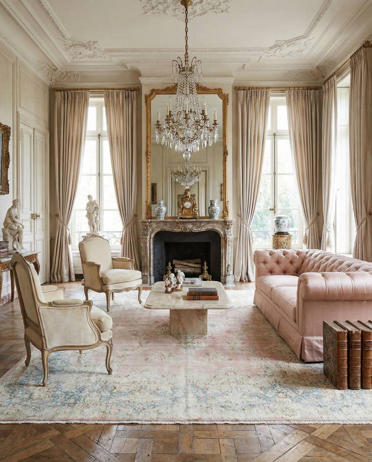 Detail image of 9' 9 x 13' 1 Vintage Royal Wool Rug