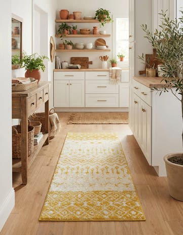 2' x 5' 3 Moroccan Trellis Runner Rug
