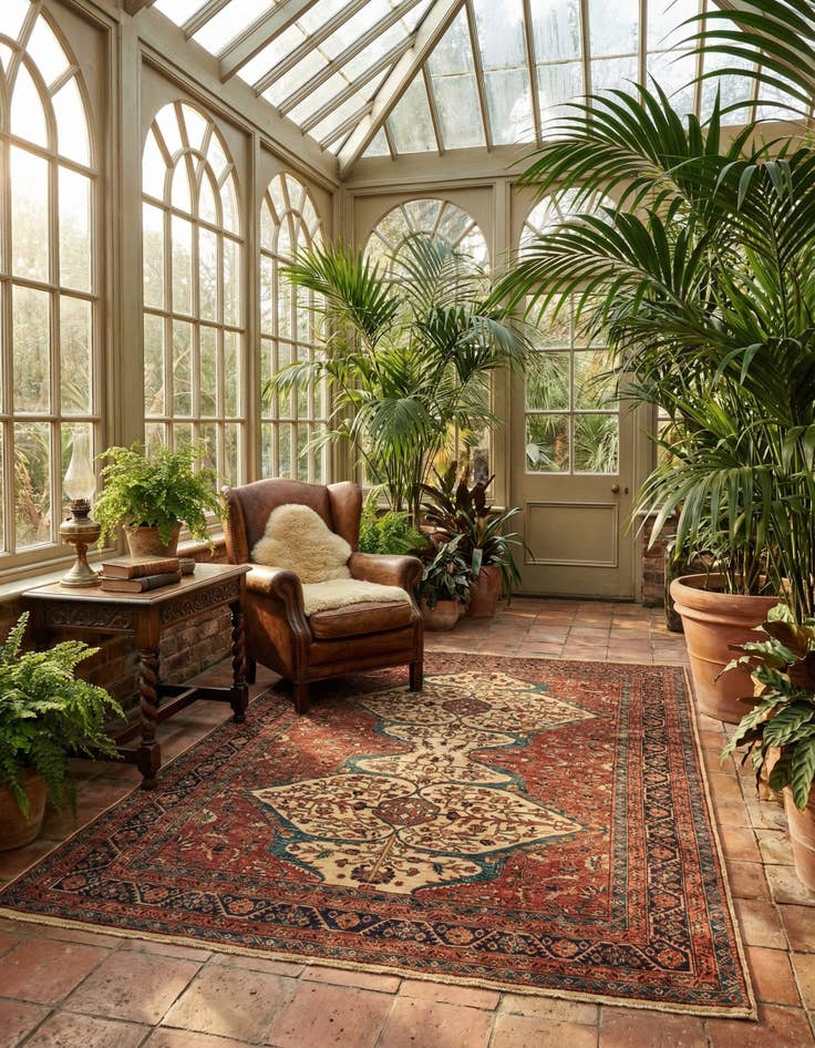 Detail image of 5' 8 x 8' 1  Hand Knotted Ariana Ziegler Oriental Rug