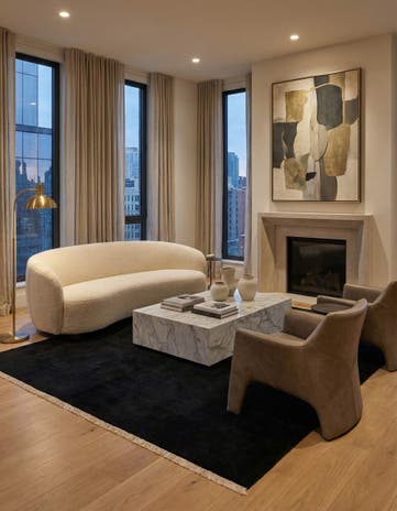 7' 11 x 9' 9 Hand Knotted Darya Wool Rug