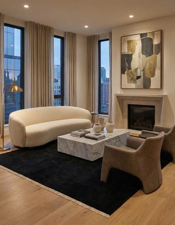 7' 11 x 9' 9 Hand Knotted Darya Wool Rug