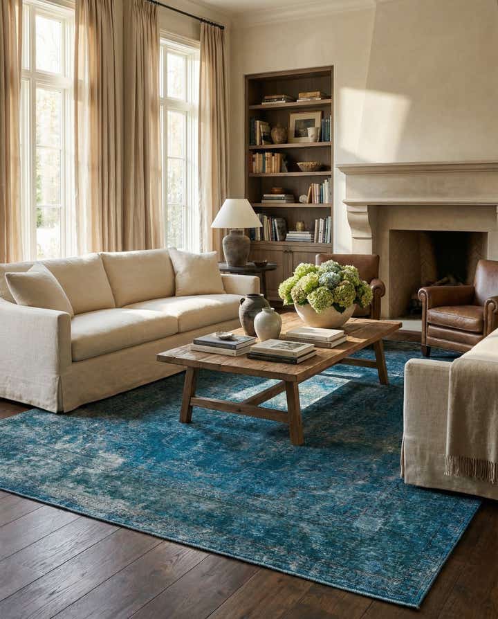 8' 1 x 10' 10 Hand Knotted Ultra Vintage Persian Wool Rug