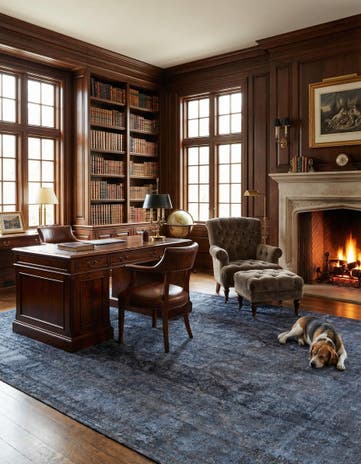 9' 10 x 12' 11 Vintage Royal Wool Rug