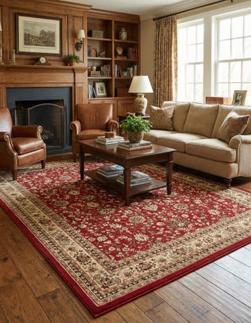 Burgundy Yasmin Rug
