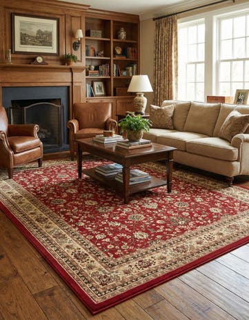 Burgundy Yasmin Rug