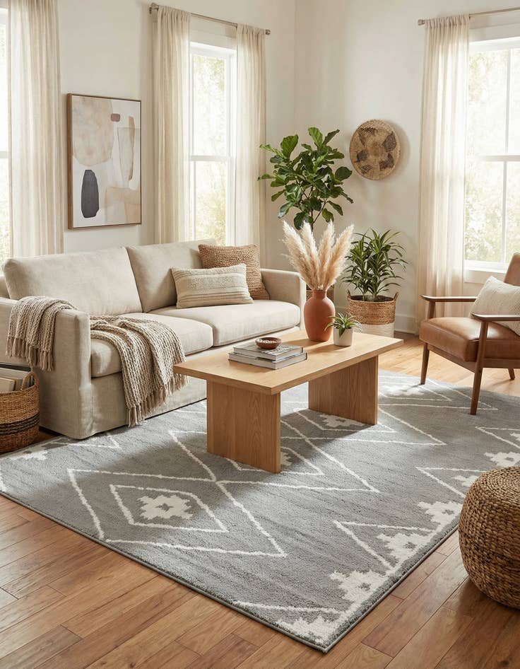 Detail image of 7' 10 x 10' Oslo Rug