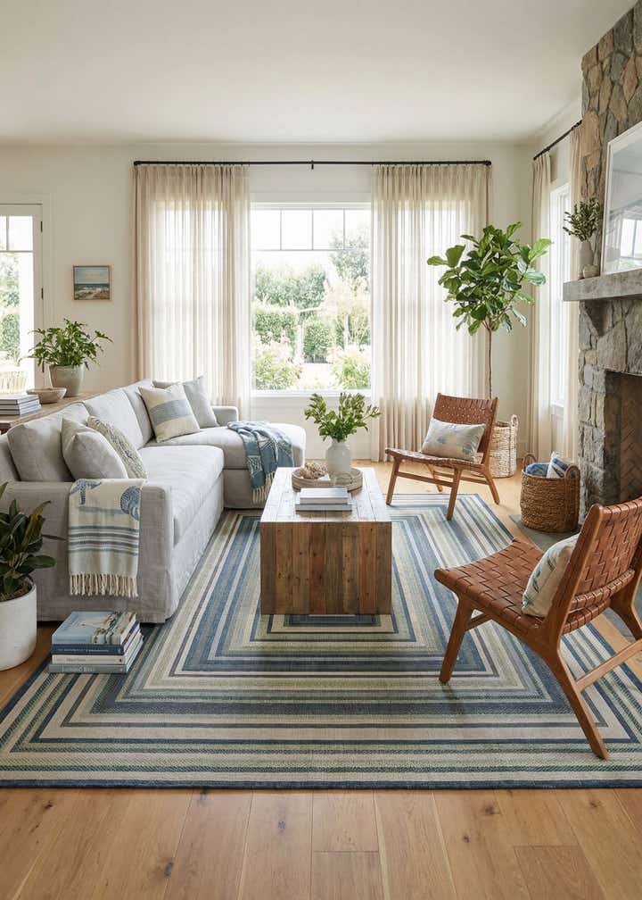 10' x 14' Easy-Clean Baja Indoor / Outdoor Rug