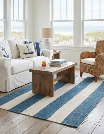 5' 1 x 8' Hand Woven Jill Zarin Hamptons Rug