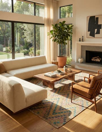 10' 4 x 13' Hand Woven Kilim Modern Wool Rug