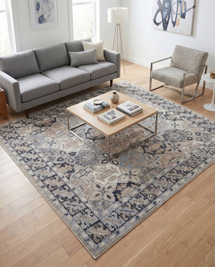 Detail image of 7' 10 x 7' 10 Kamala Washable Square Rug