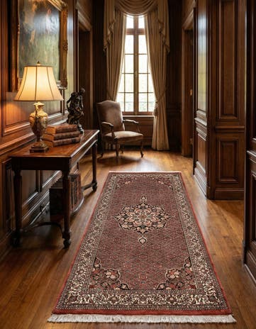 3' 3 x 6' 9 Bidjar Wool Runner Rug