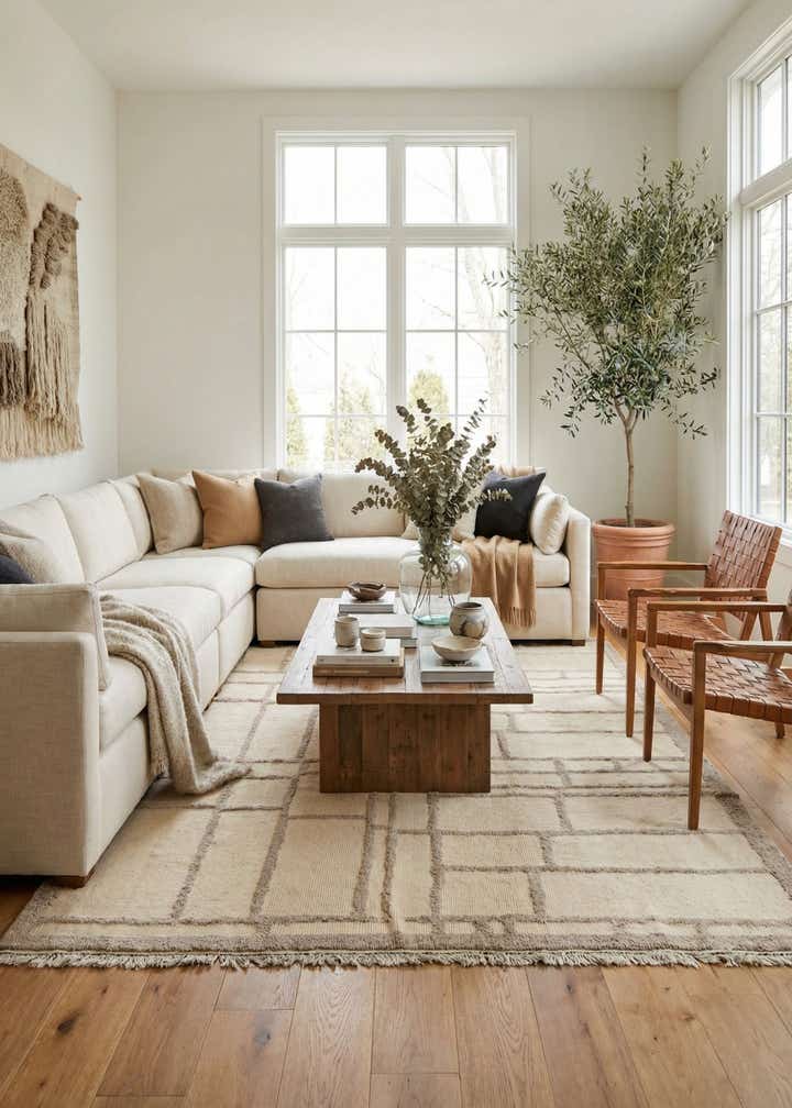 7' 9 x 10' 6 Hand Knotted Moroccan Wool Rug