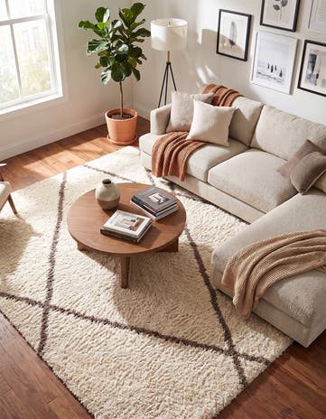 8' x 8' Infinity Shag Square Rug