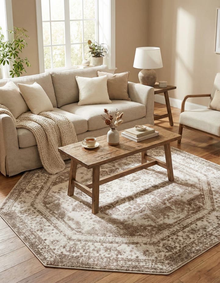 6' x 6' Monte Carlo Octagon Rug
