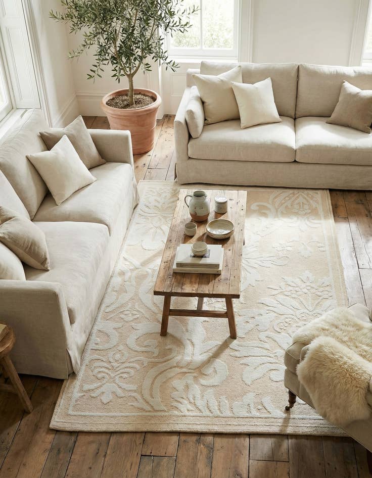 Detail image of 2' 11 x 5' 1  Hand Knotted Darya Wool Rug