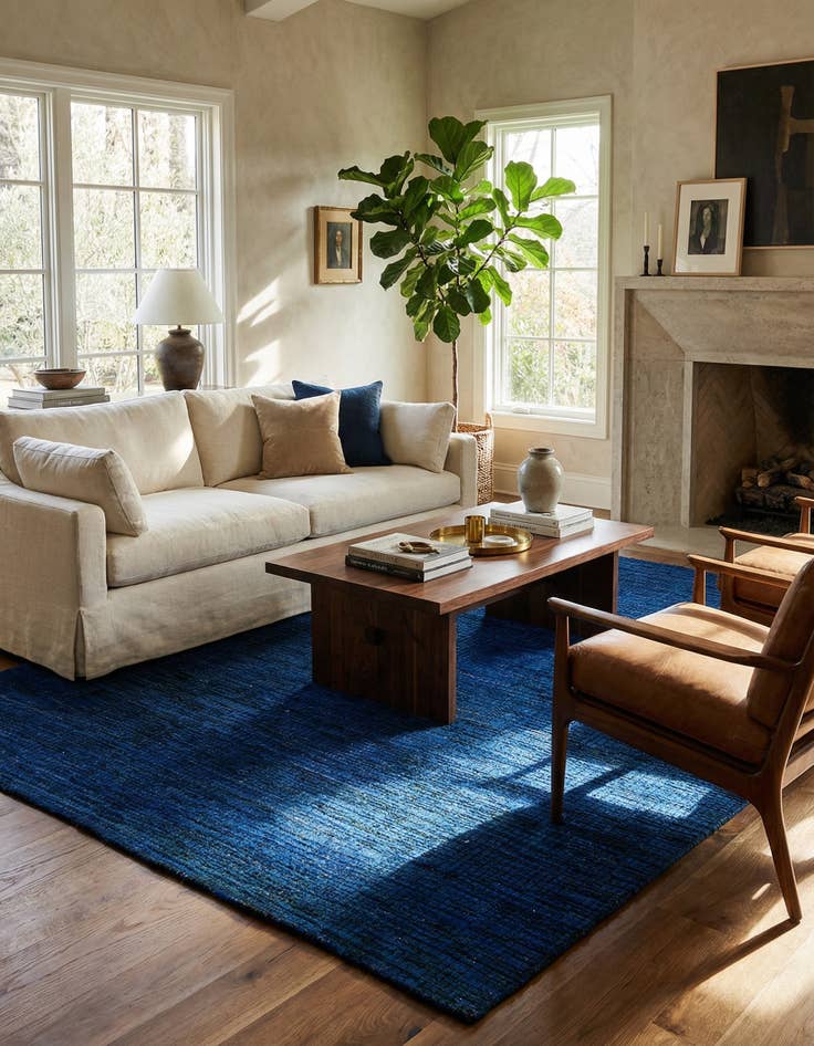 Detail image of 7' 9 x 10' 2  Hand Knotted Darya Wool Rug