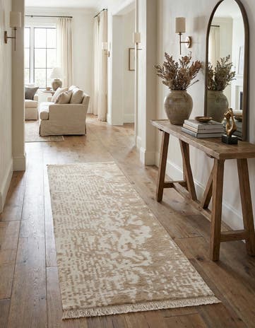 2' 9 x 9' 9 Hand Knotted Darya Wool Runner Rug
