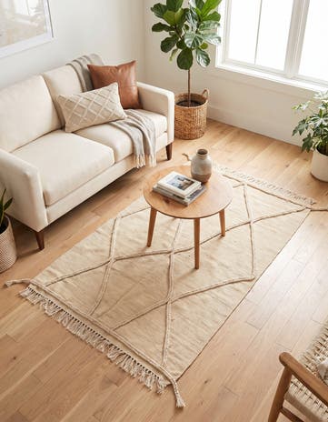 3' 6 x 6' 5 Hand Knotted Moroccan Wool Rug