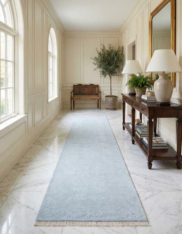 3' 3 x 12' 10 Hand Knotted Darya Wool Runner Rug