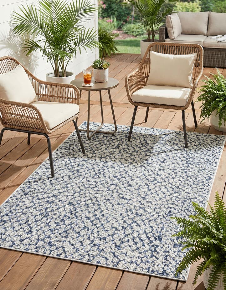 4' 1 x 6' 1 Easy-Clean Safari Indoor / Outdoor...
