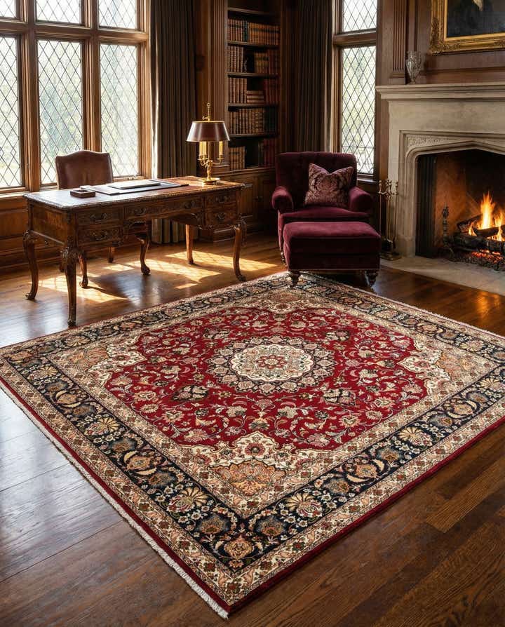 6' 6 x 6' 7 Tabriz Square Rug