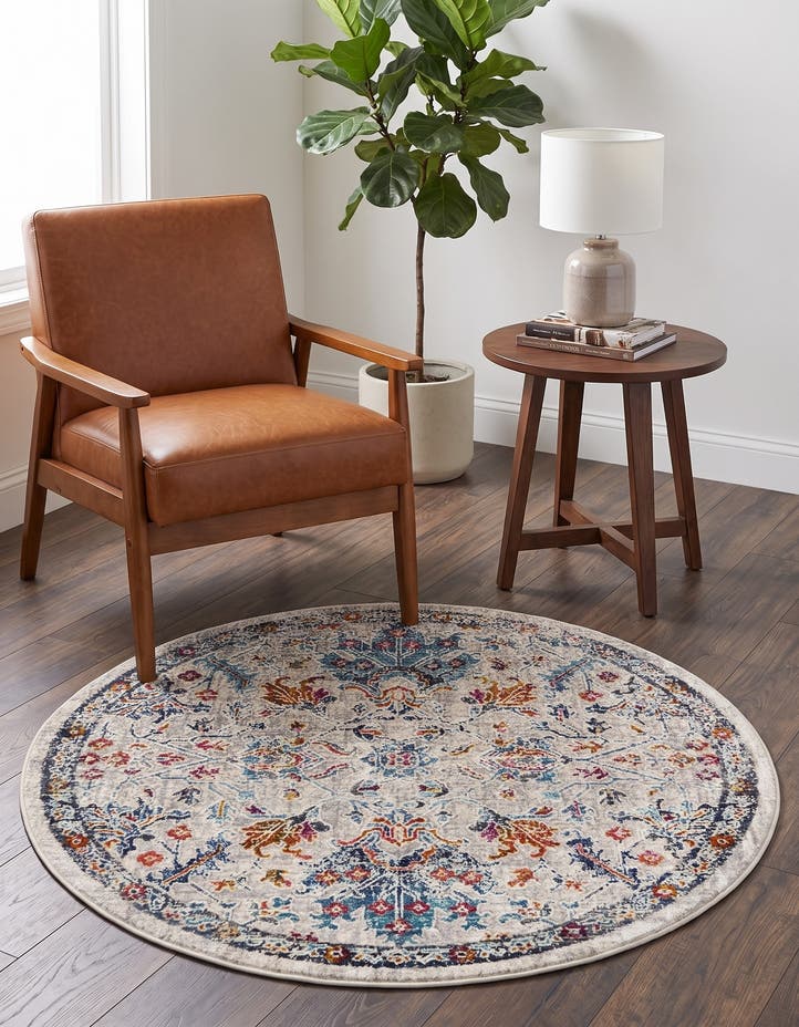 3' 7 x 3' 7 Budapest Round Rug