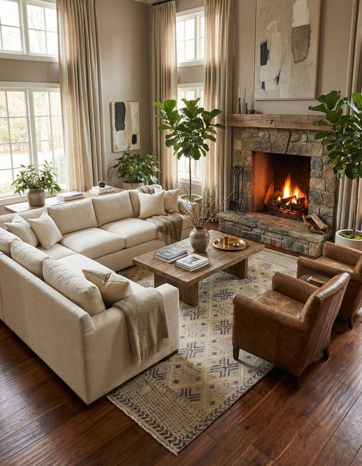 Detail image of  7' 9 x 10' 5  Hand Woven Darya Wool Rug